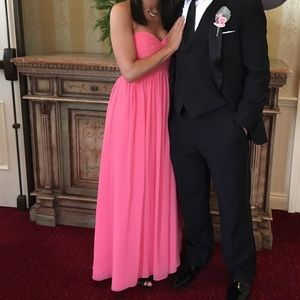 Strapless maxi dress